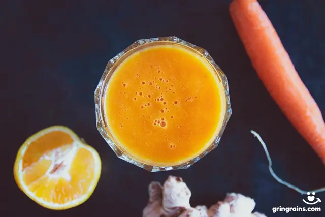 Orange Energizer – Karotte-Orange-Ingwer-Saft – Frisch Gepresst