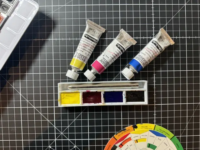 Aquarellgrundfarben in Tuben