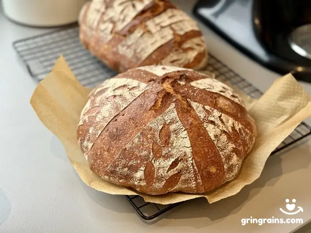 Rustikales Brot mit wenig Hefe backen